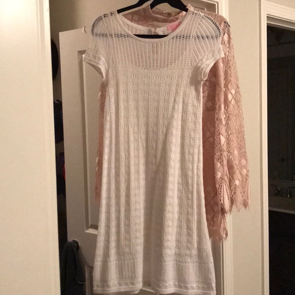 White Knit Lilly Dress